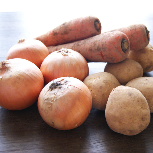 有機野菜セット 根菜バージョン じゃがいも・玉ねぎ・にんじん 各1キロずつ 計:約3kg *常温便 *送料込