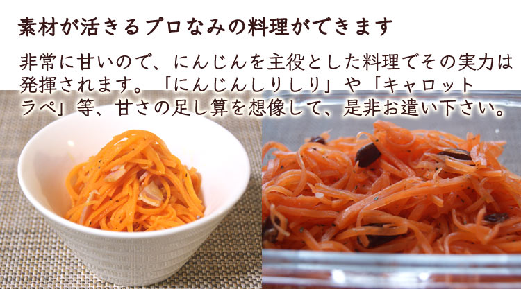 【業務用】島田農園の雪下にんじん 訳あり品大小混在 約5kg 減農薬特別栽培 新潟県産 品種:ひとみ五寸 *送料込 *常温便 のコピー